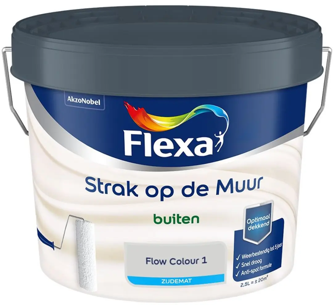 Flexa Strak Op De Muur Buiten Mengverf 2,5L