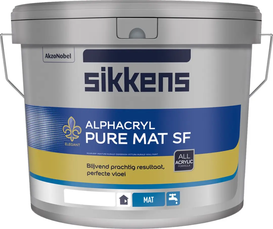 Sikkens Alphacryl Pure Mat SF 10L - RAL 9010