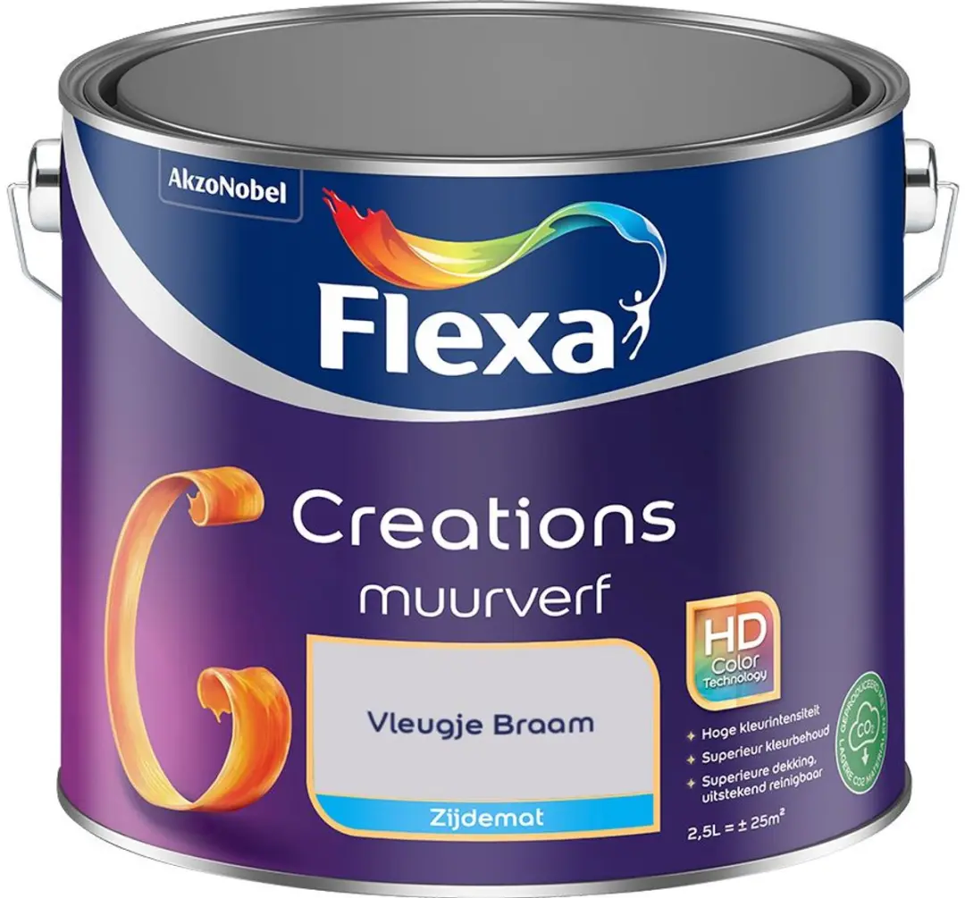 Flexa Creations Muurverf Zijdemat Vleugje Braam 2,5L