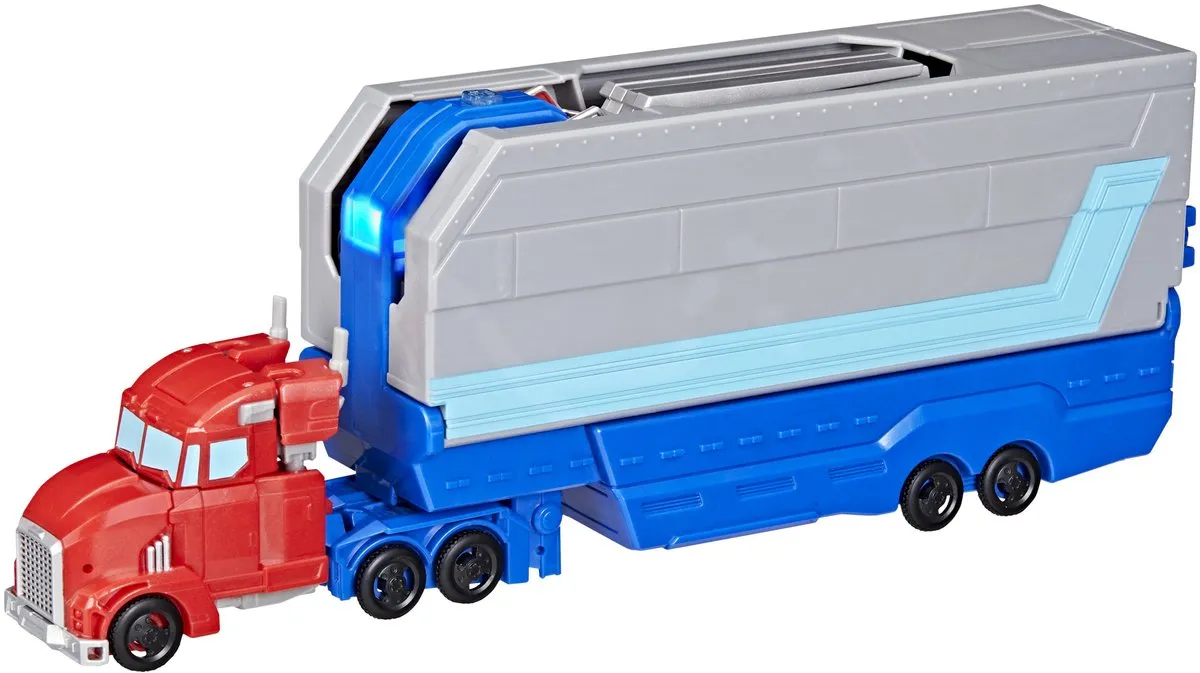 Hasbro Transformers EarthSpark Optimus Prime Battle Trailer