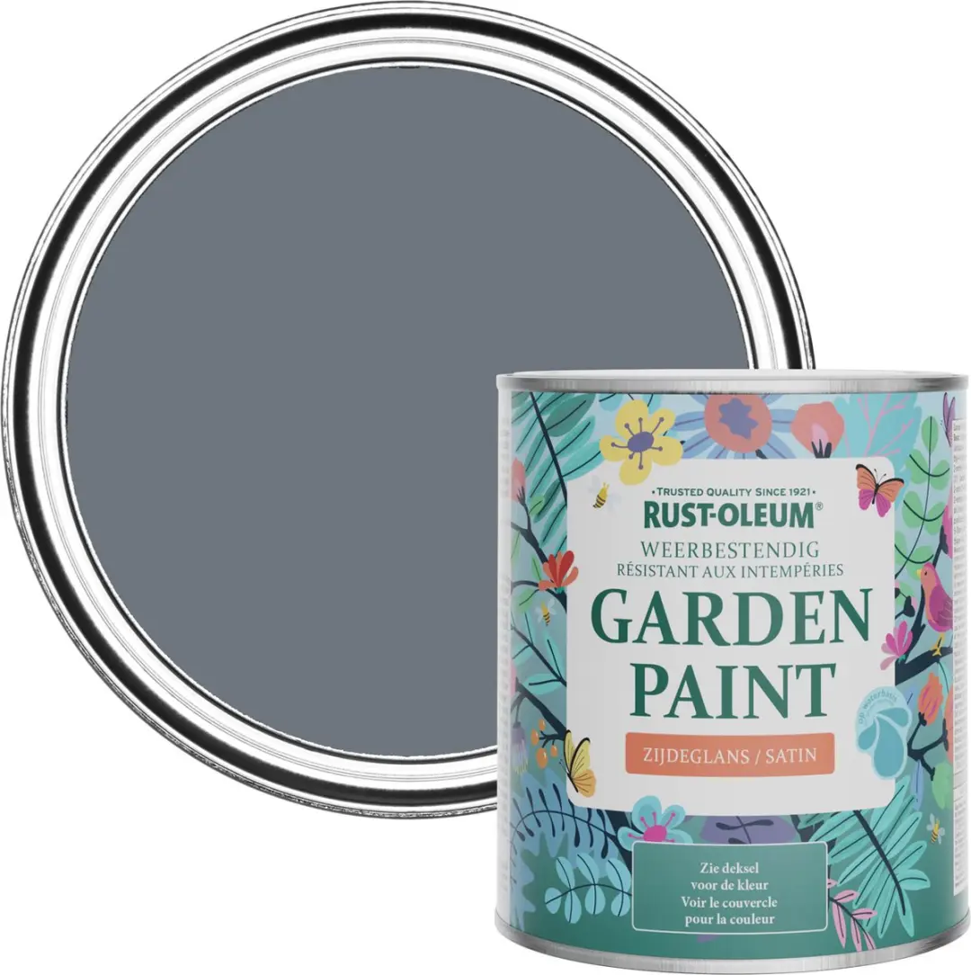 Rust-Oleum Marinegrijs Tuinverf Zijdeglans 750ml