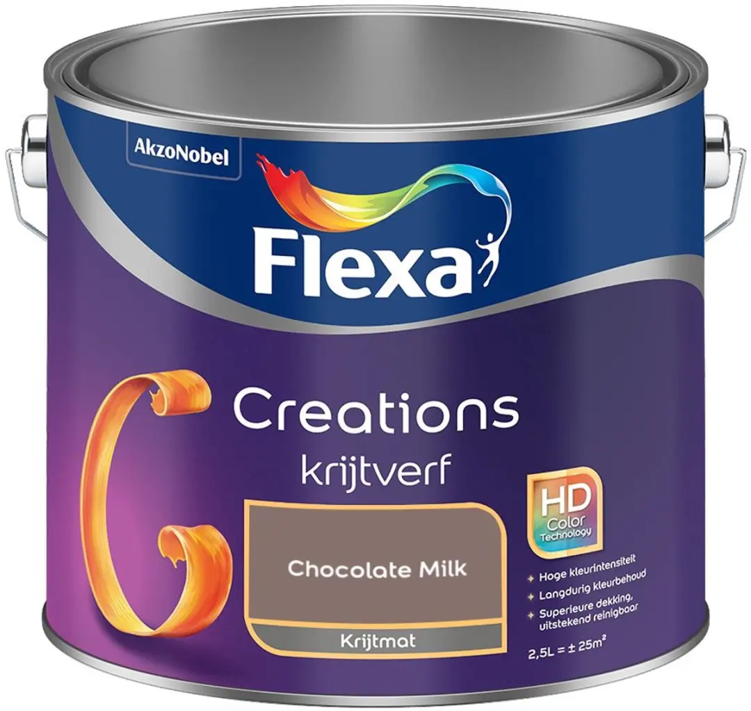 Flexa Creations Muurverf Chocolate Milk 2,5L