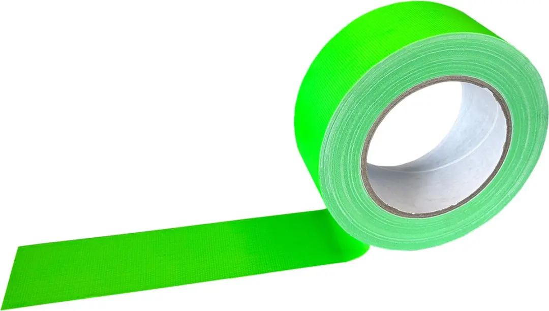Kortpack Duct-Tape 50mm x 25m Fluor Groen - 1 Rol