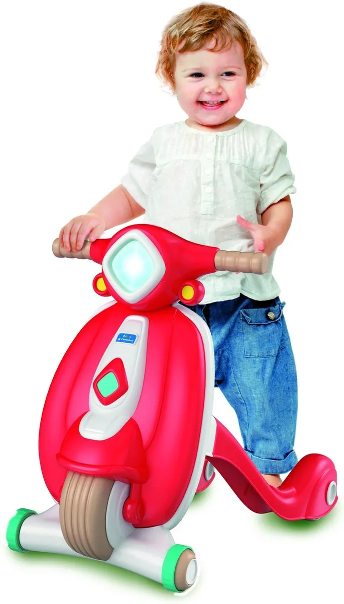 Clementoni Loopwagen Scooter Blauw