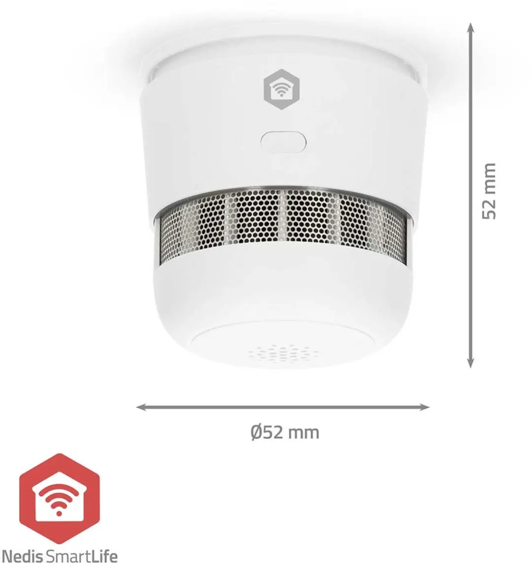 Nedis SmartLife Zigbee Rookmelder - Wit