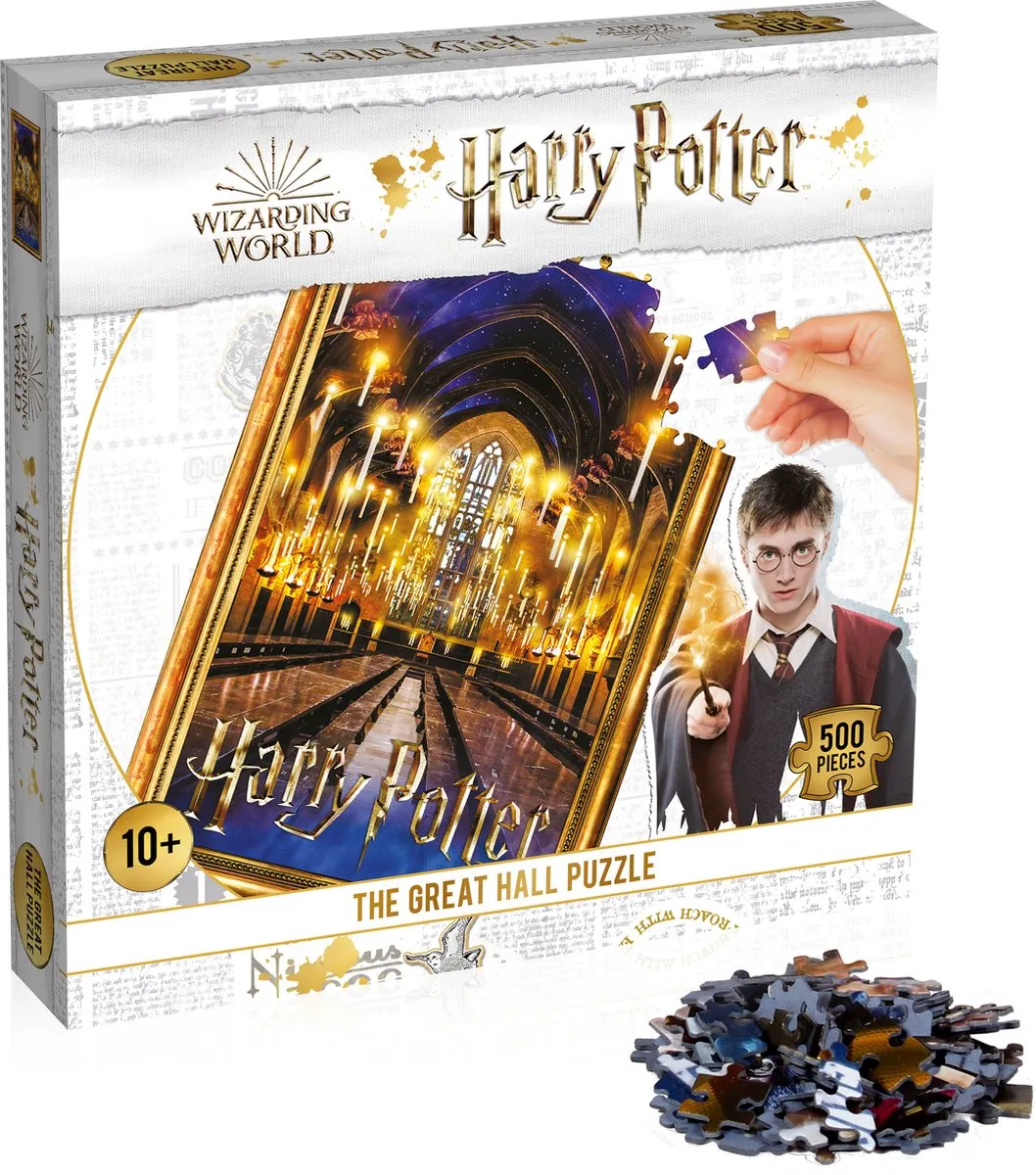 Winning Moves Harry Potter Great Hall Puzzle 500 Stuks