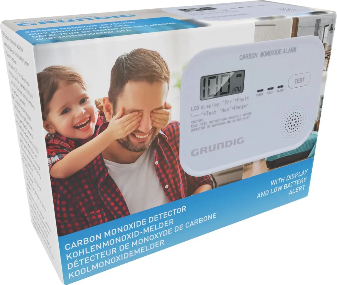 Grundig CO Melder 10 Jaar Batterij - Wit - afbeelding 6 van 6