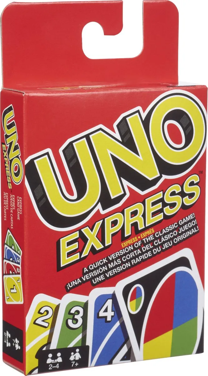 Mattel UNO Express Kaartspel - 2-7 Spelers