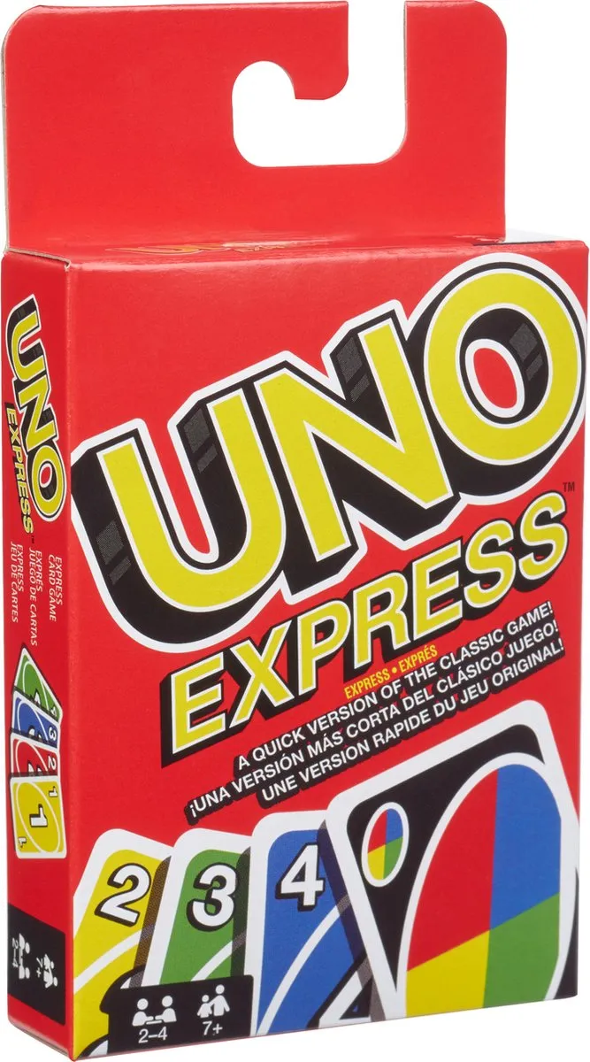 Mattel UNO Express Kaartspel - 2-7 Spelers