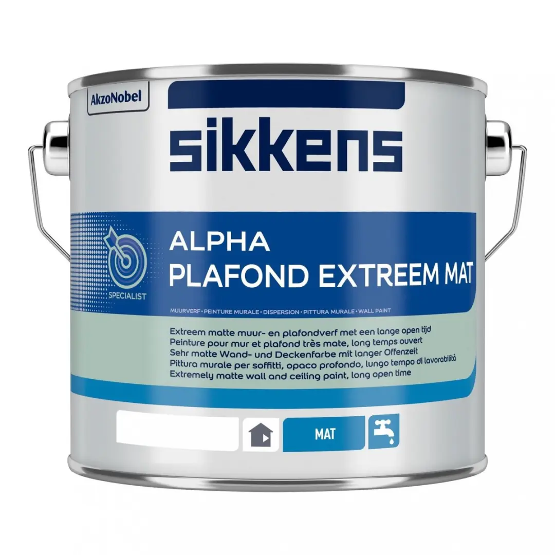 Sikkens Alpha Plafond Extreem Mat Wit