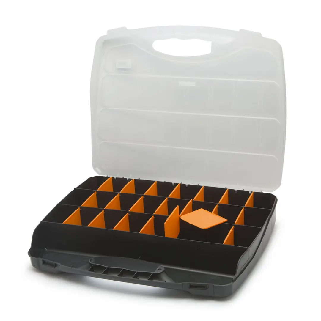 Handy Kunststof Organizer 480x375x75mm - Grijs/Transparant