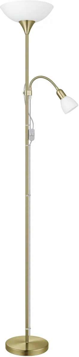 Eglo Up 2 Vloerlamp 176,5cm - Grijs/Wit