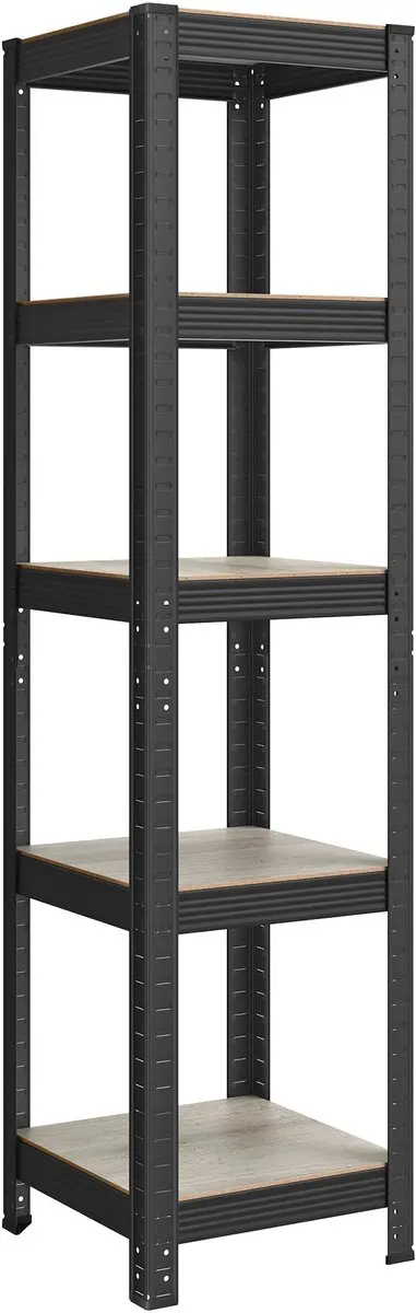 Songmics Stellingkast 5 Niveaus Greige-Zwart
