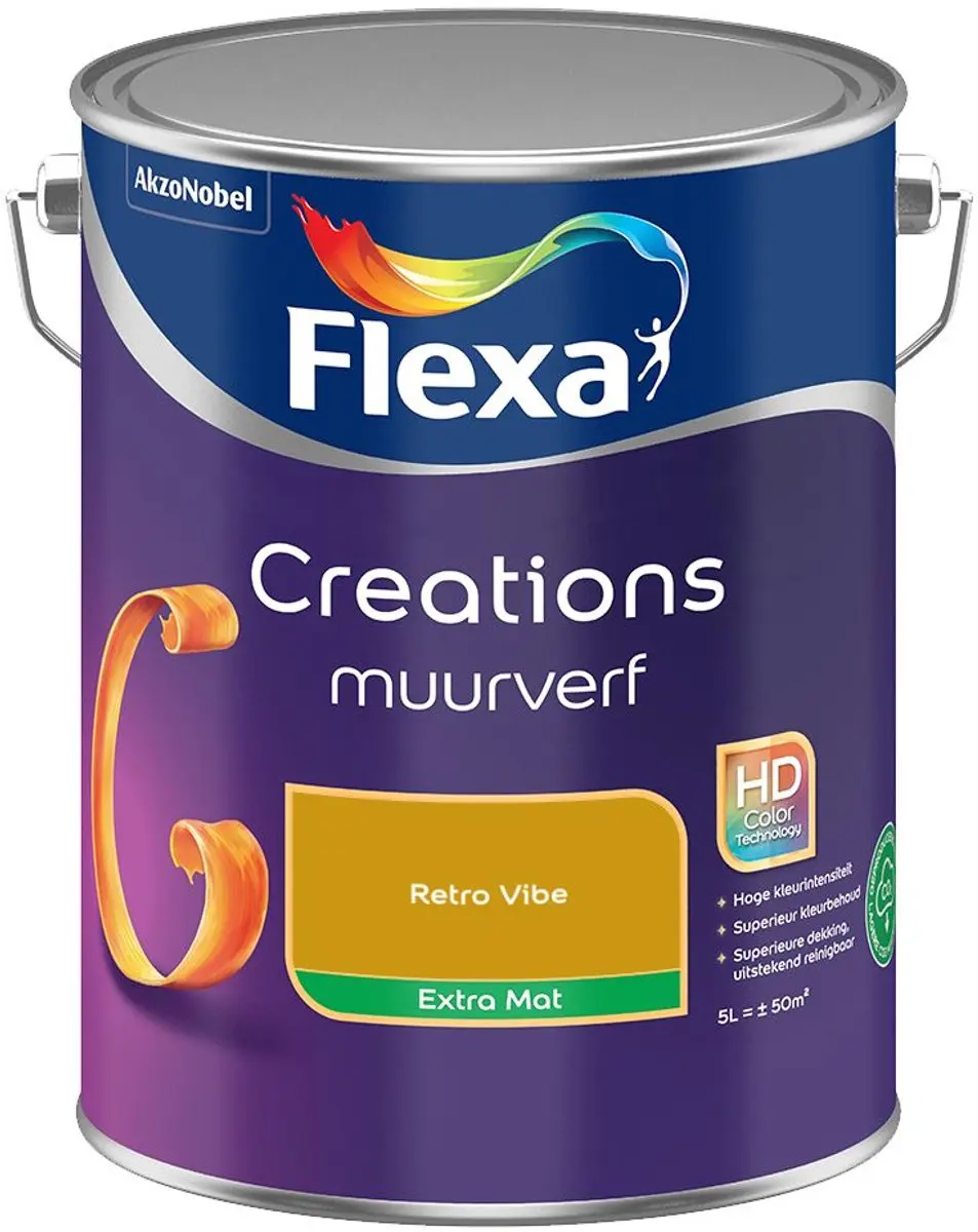 Flexa Creations Muurverf Extra Mat Retro Vibe - 5L