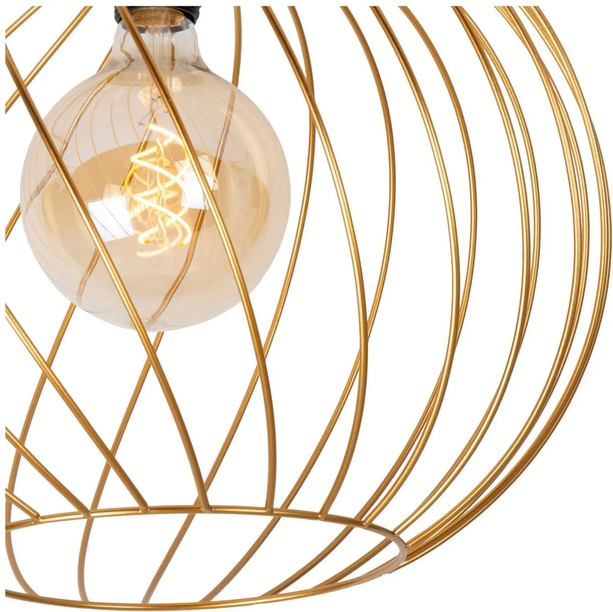 Lucide Danza Plafonnière Ø40cm - Mat Goud/Messing