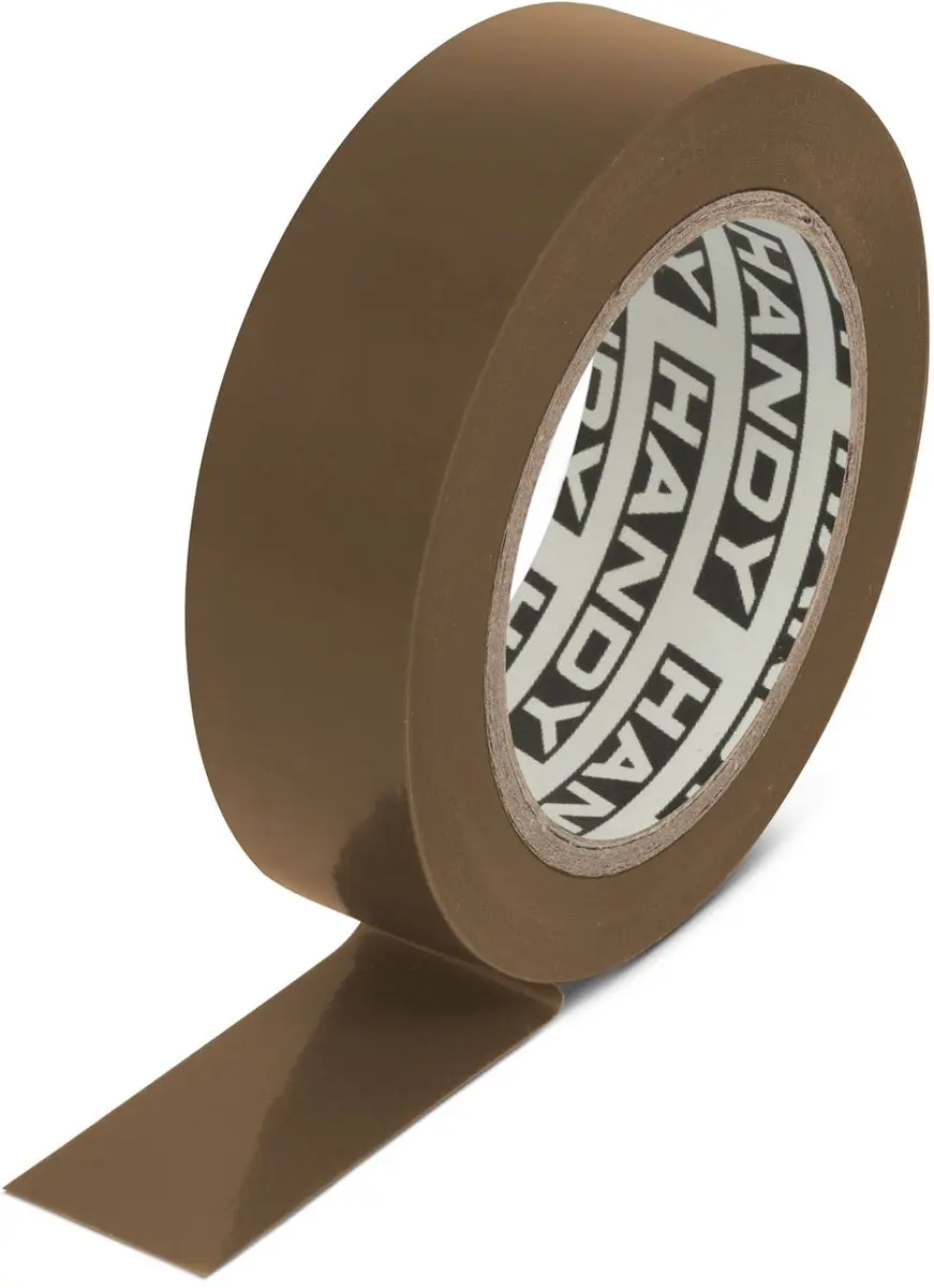 Handy Isolatietape Bruin 10x10m 19mm - 10 Rollen
