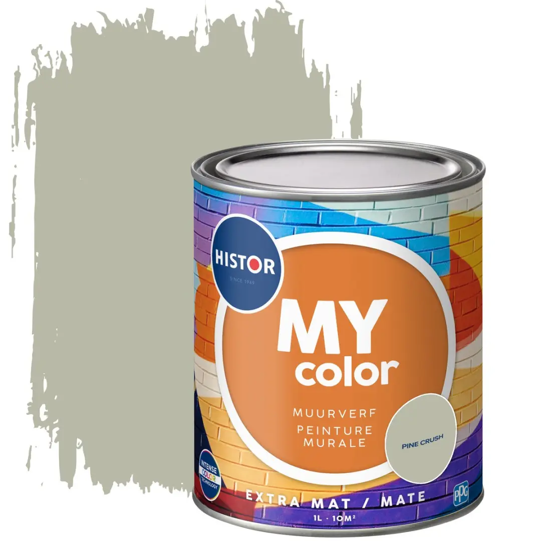 Histor MY Color Muurverf Pine Crush 2.5L - Extra Mat - Groen