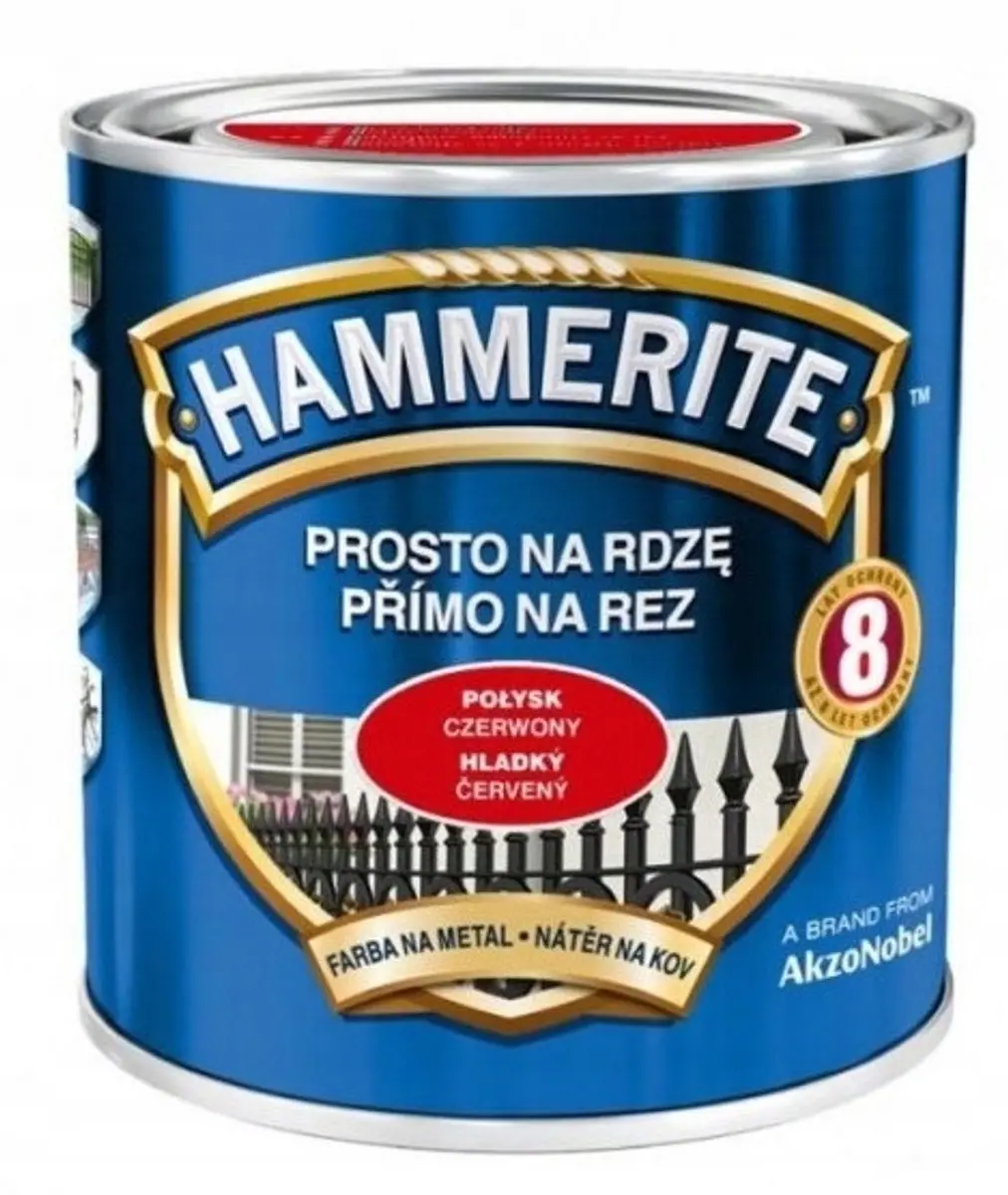Hammerite Direct Op Roest Roestverf 0,7L - Rood