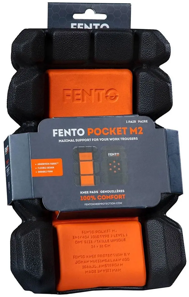 Fento Pocket M2 Kniebeschermers M - Oranje/Zwart