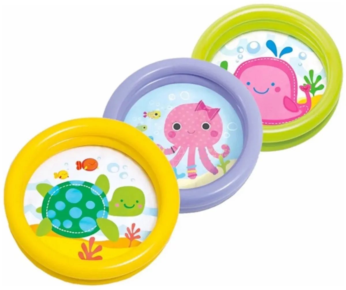 Intex My First Opblaaszwembad 59409NP - Ø61cm Geel/Paars - afbeelding 6 van 6