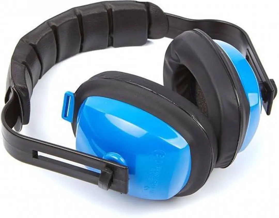 Silverline Gehoorbeschermers SNR 22dB - Large - Zwart/Blauw - afbeelding 6 van 6