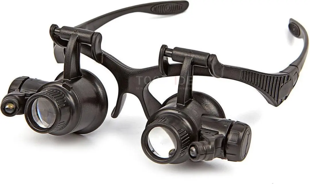 HBM Loupebril met 4 Lenzen 10x-25x - Neutraal
