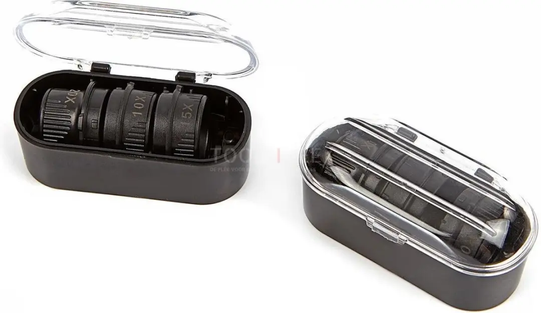 HBM Loupebril met 4 Lenzen 10x-25x - Neutraal