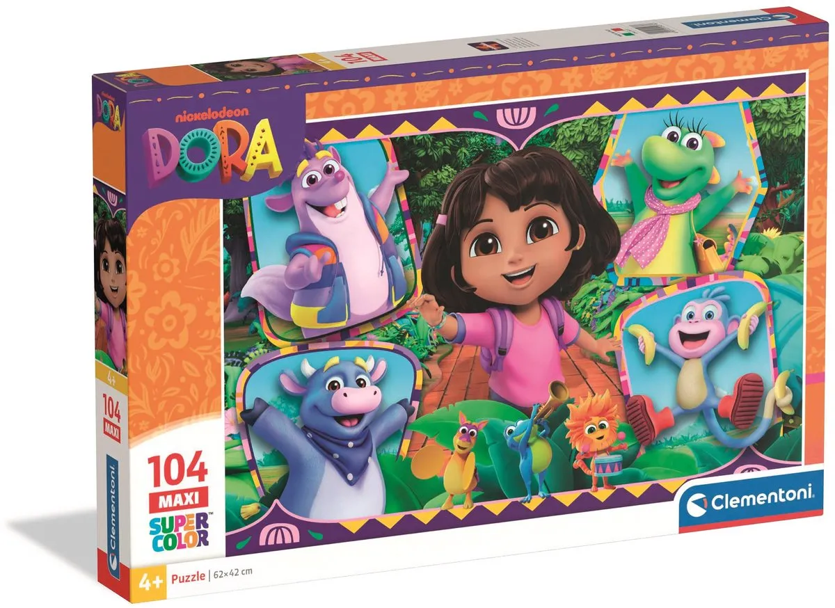 Clementoni Dora the Explorer Puzzel 104 Stuks