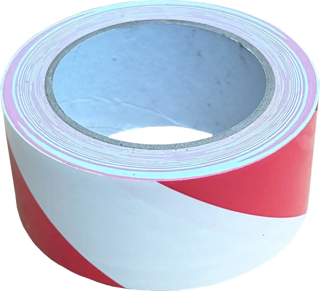 Kortpack Vloermarkeringstape 50mm x 33m Rood/wit