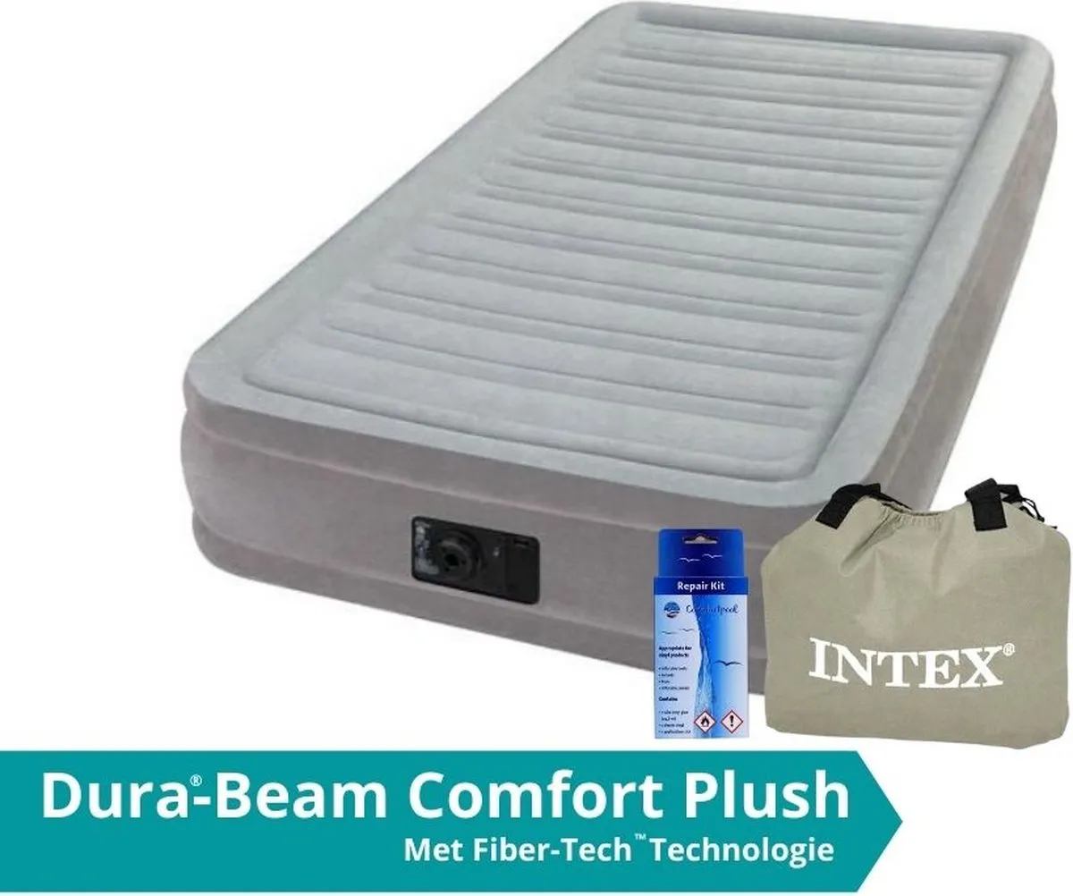 Intex Comfort Plush Luchtbed 1 Persoons GKD