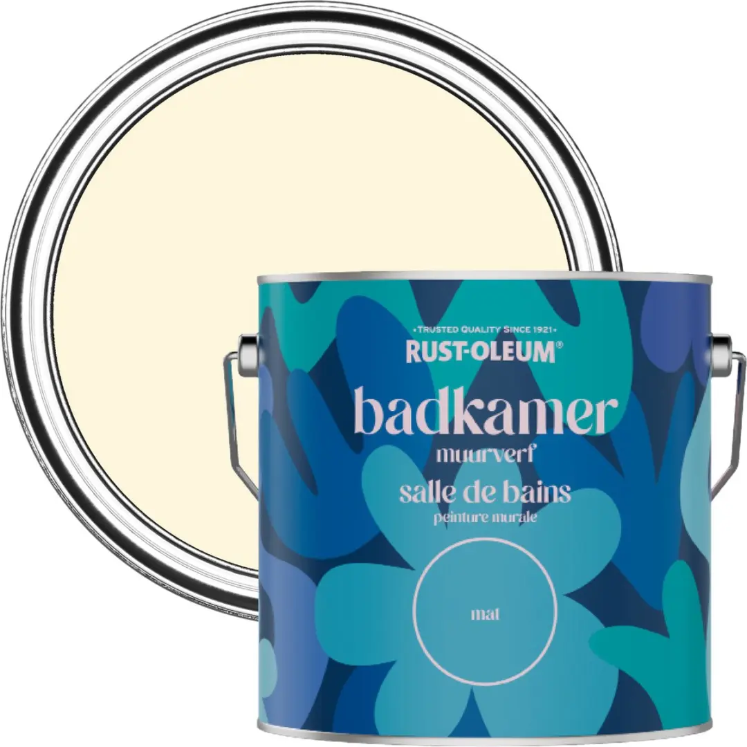 Rust-Oleum Crème Badkamerverf Slagroom 2,5L