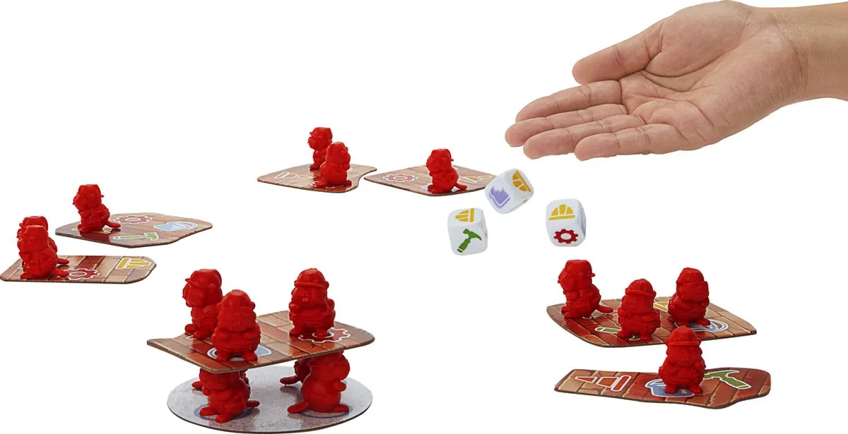 Mattel Games Bouwpret met Bevers - 2-4 Spelers