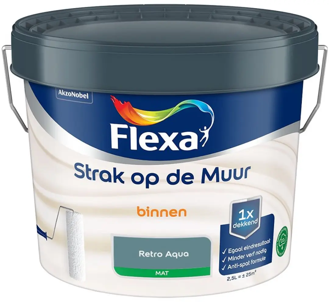 Flexa Strak Op De Muur Binnen Mat Mengverf 2,5L