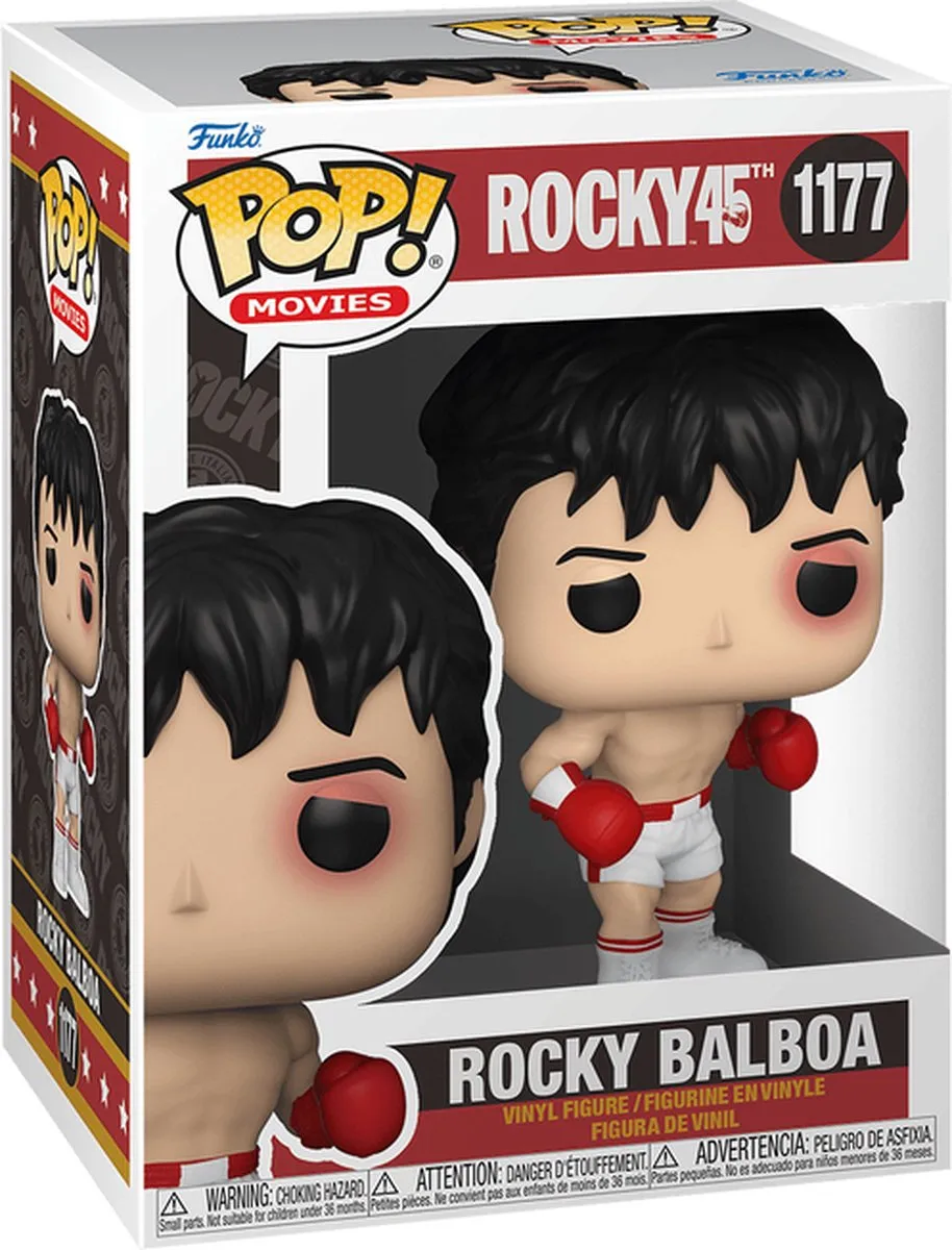 Funko POP! Movies Rocky Balboa 45th Anniversary - 9cm - Multicolor