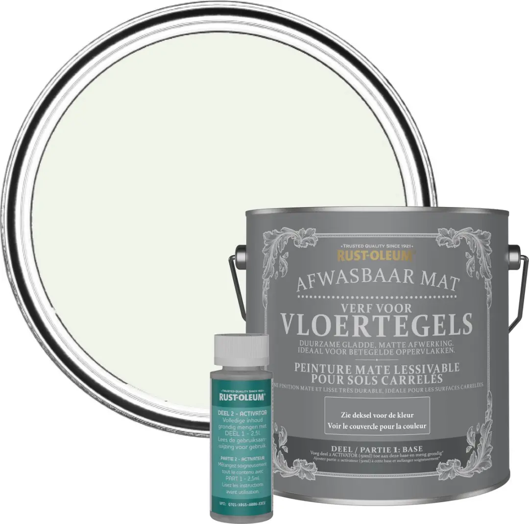 Rust-Oleum Gestoomde Melk Vloertegelverf 2,5L