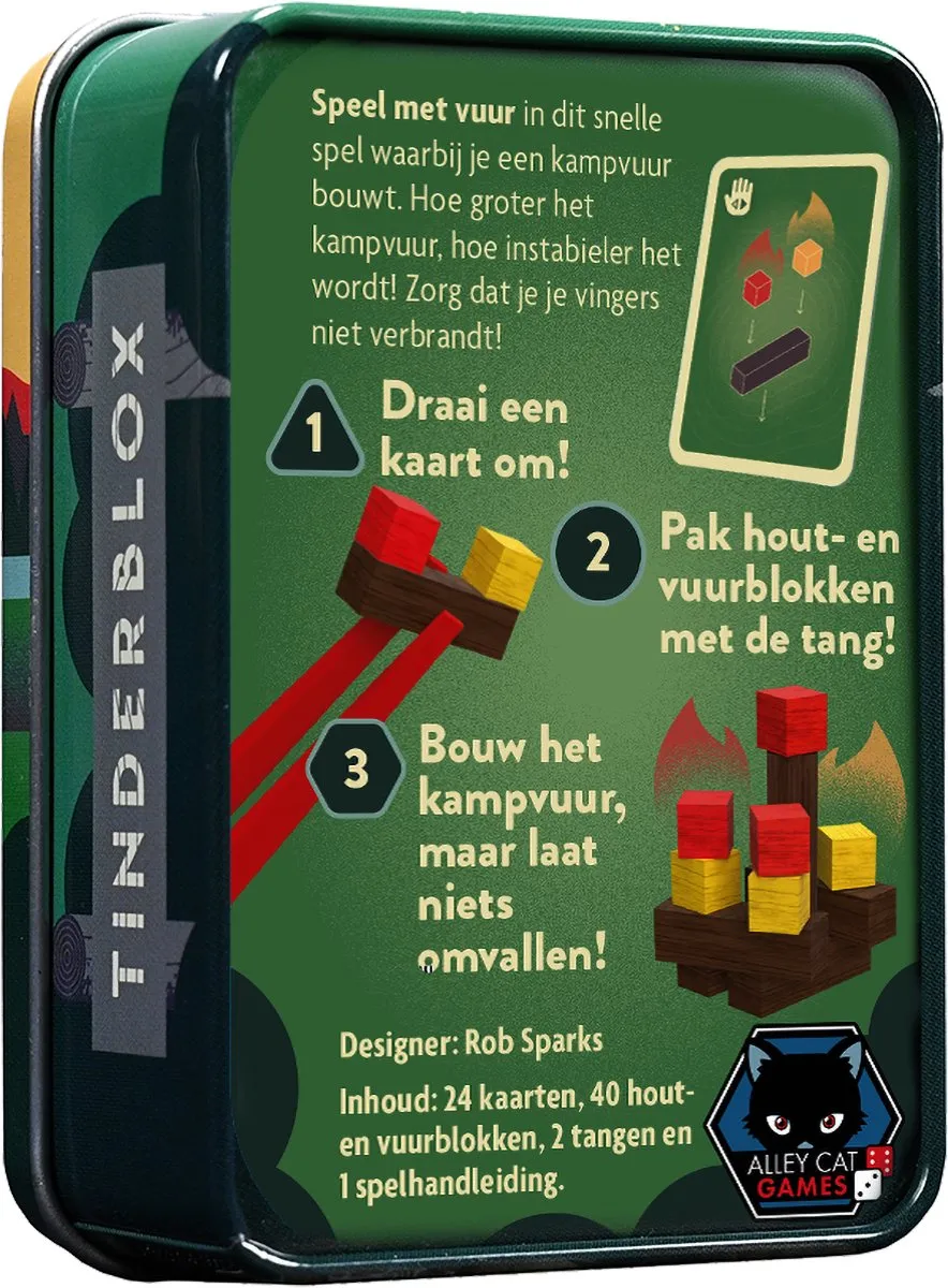 Asmodee Tinderblox Bordspel ACG025NL - 2-6 Spelers