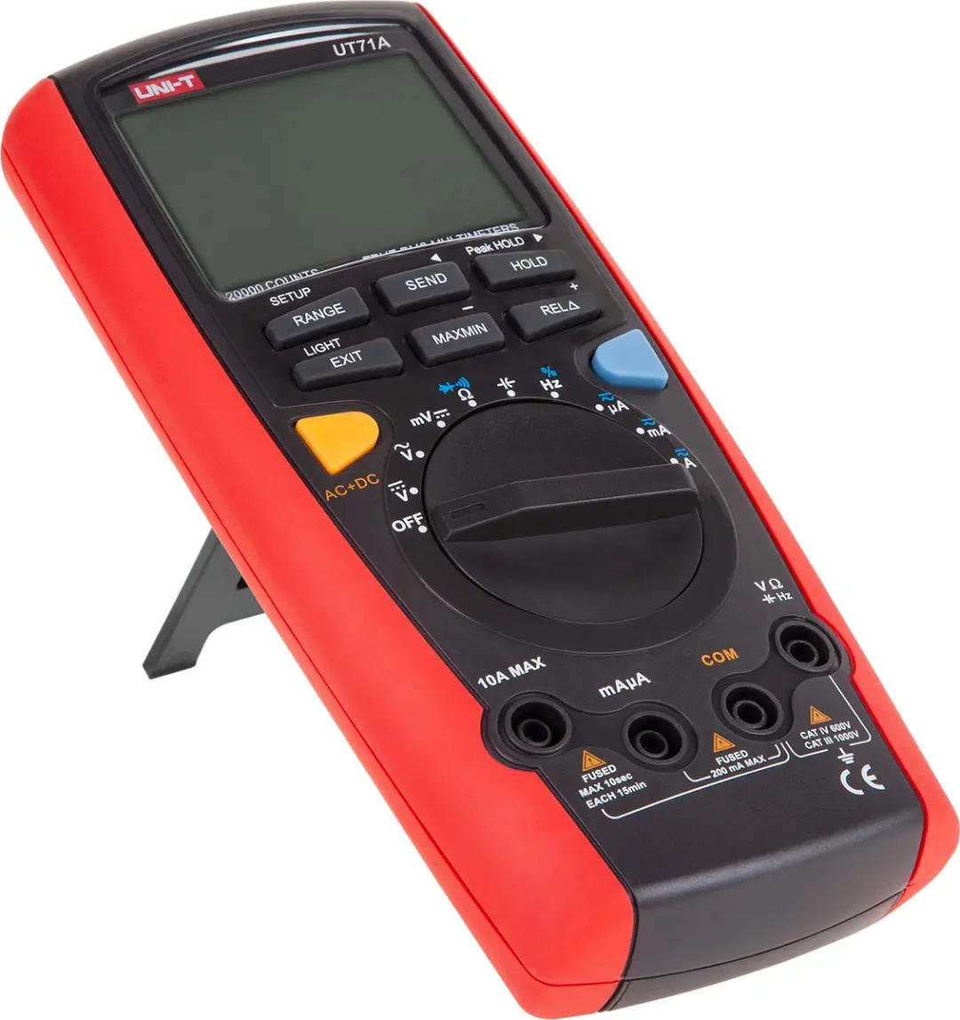UNI-T UT71A Multimeter - True RMS - Zwart - afbeelding 3 van 6