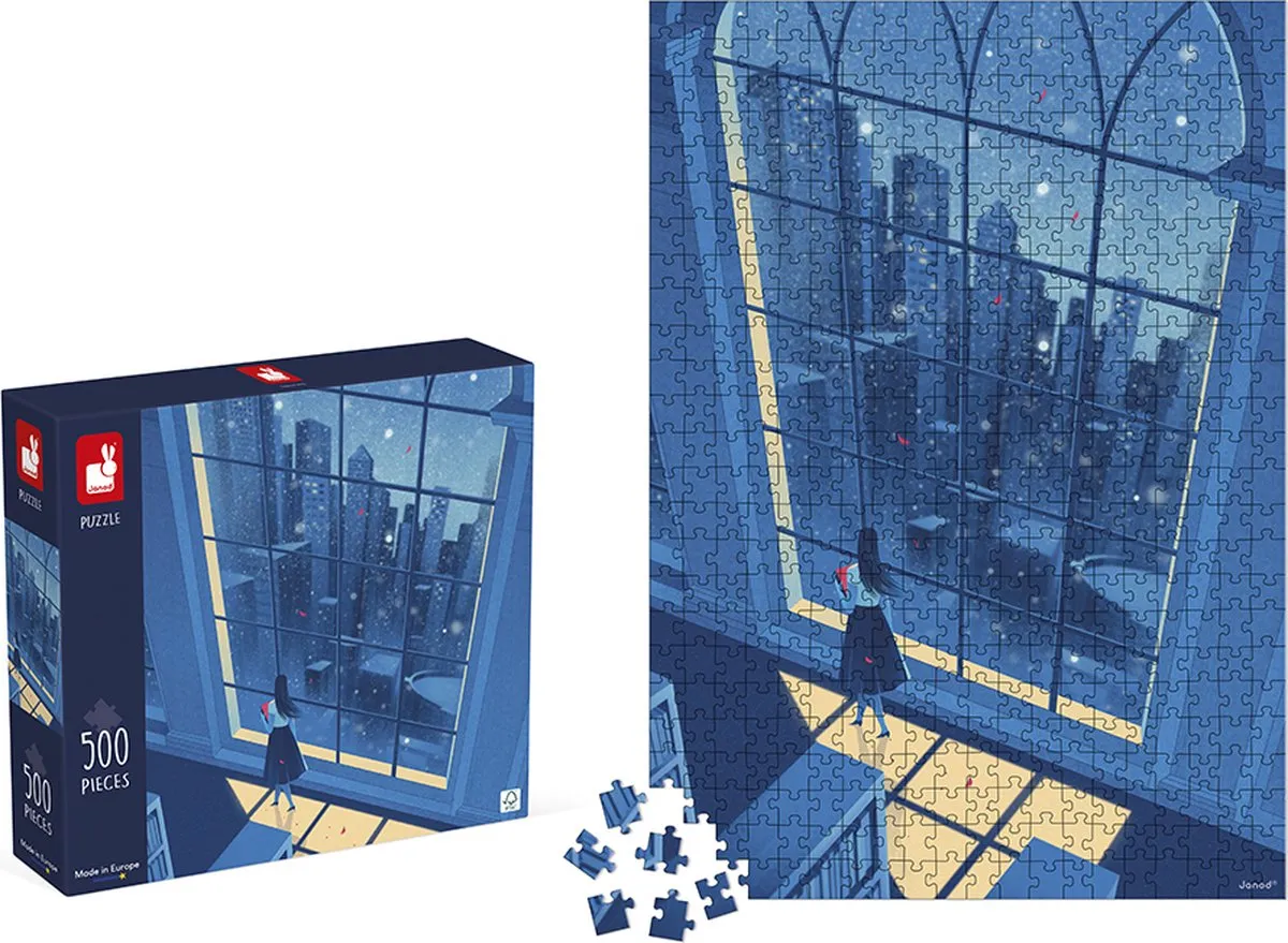 Janod Kidult Puzzel De Blauwe Nacht 500 Stuks