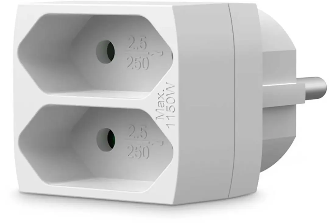 Nedis Stopcontact-Splitter Type-F/Type-C 250V 2.5A Wit