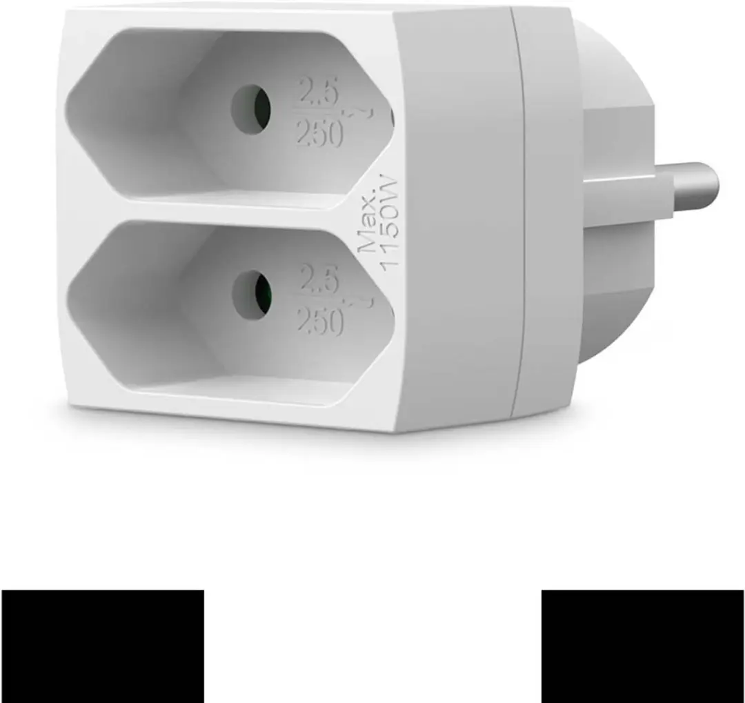 Nedis Stopcontact-Splitter Type-F/Type-C 250V 2.5A Wit