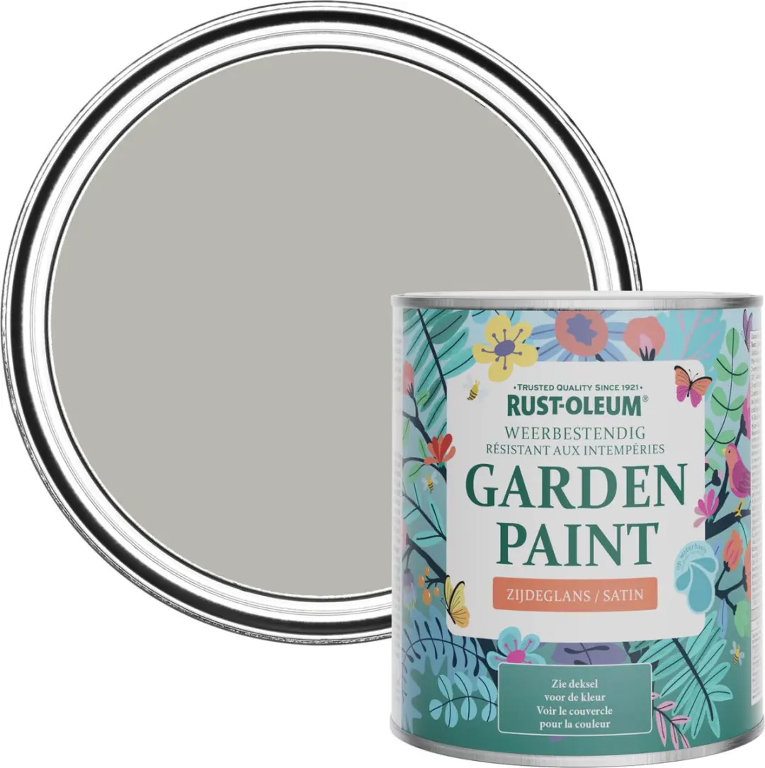 Rust-Oleum Grijze Boom Zijdeglans Tuinverf 750ml