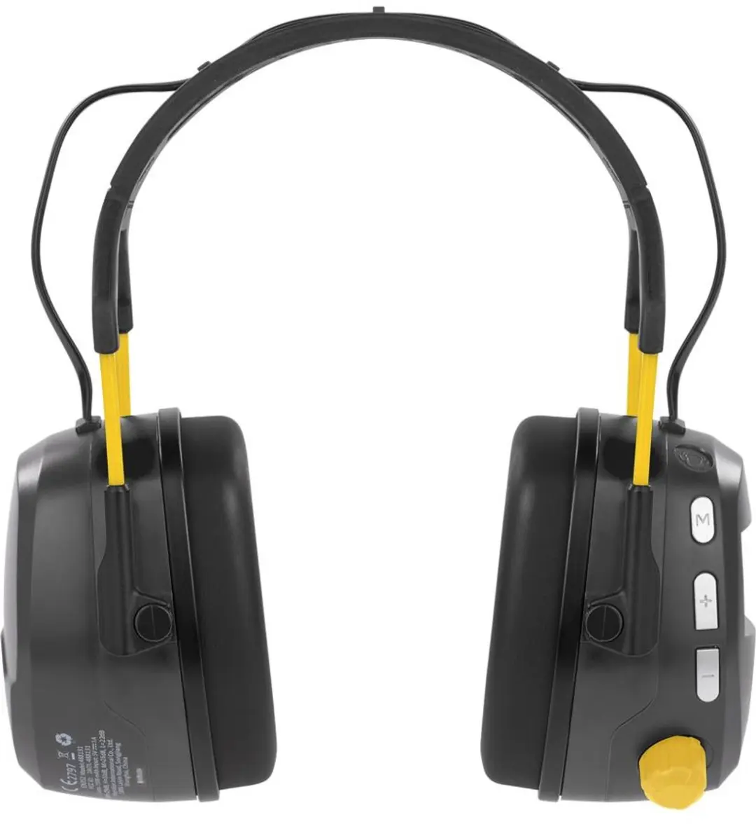Powerplus POWX8060 Oorbeschermers - Bluetooth & FM Radio - Zwart - afbeelding 6 van 6