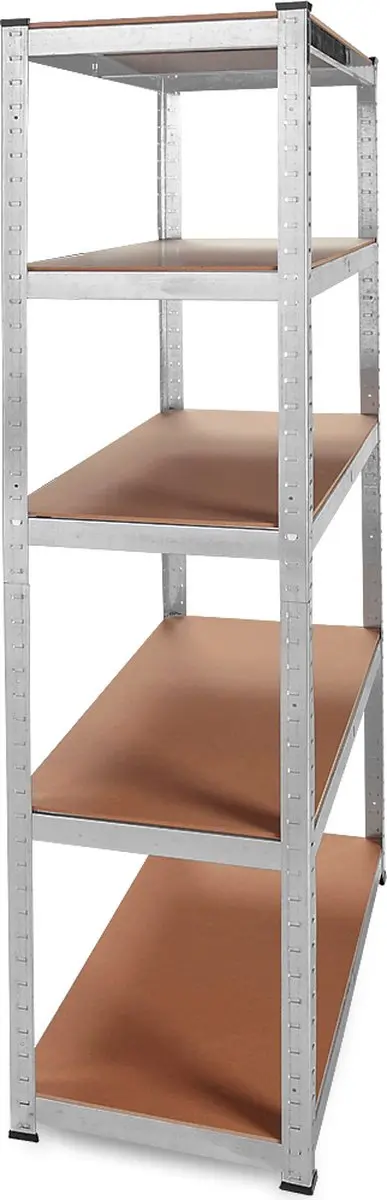 Monzana Stellingkast Set 10 Stuks 180x90x40cm - Zilver