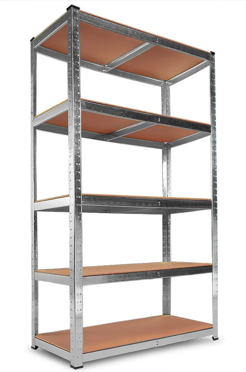Monzana Stellingkast Set 10 Stuks 180x90x40cm - Zilver
