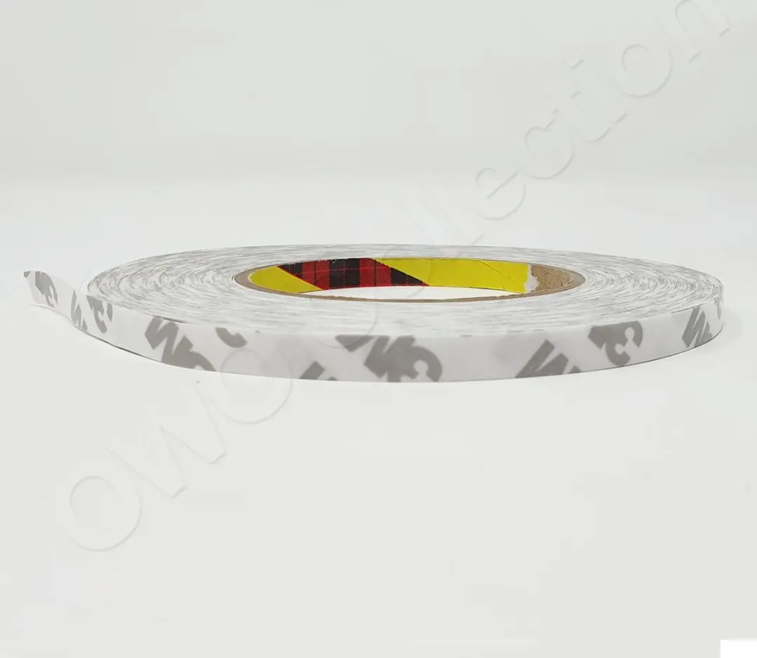 3M Dubbelzijdig Montagetape 0,8cm x 50m - Transparant/Wit - afbeelding 3 van 4
