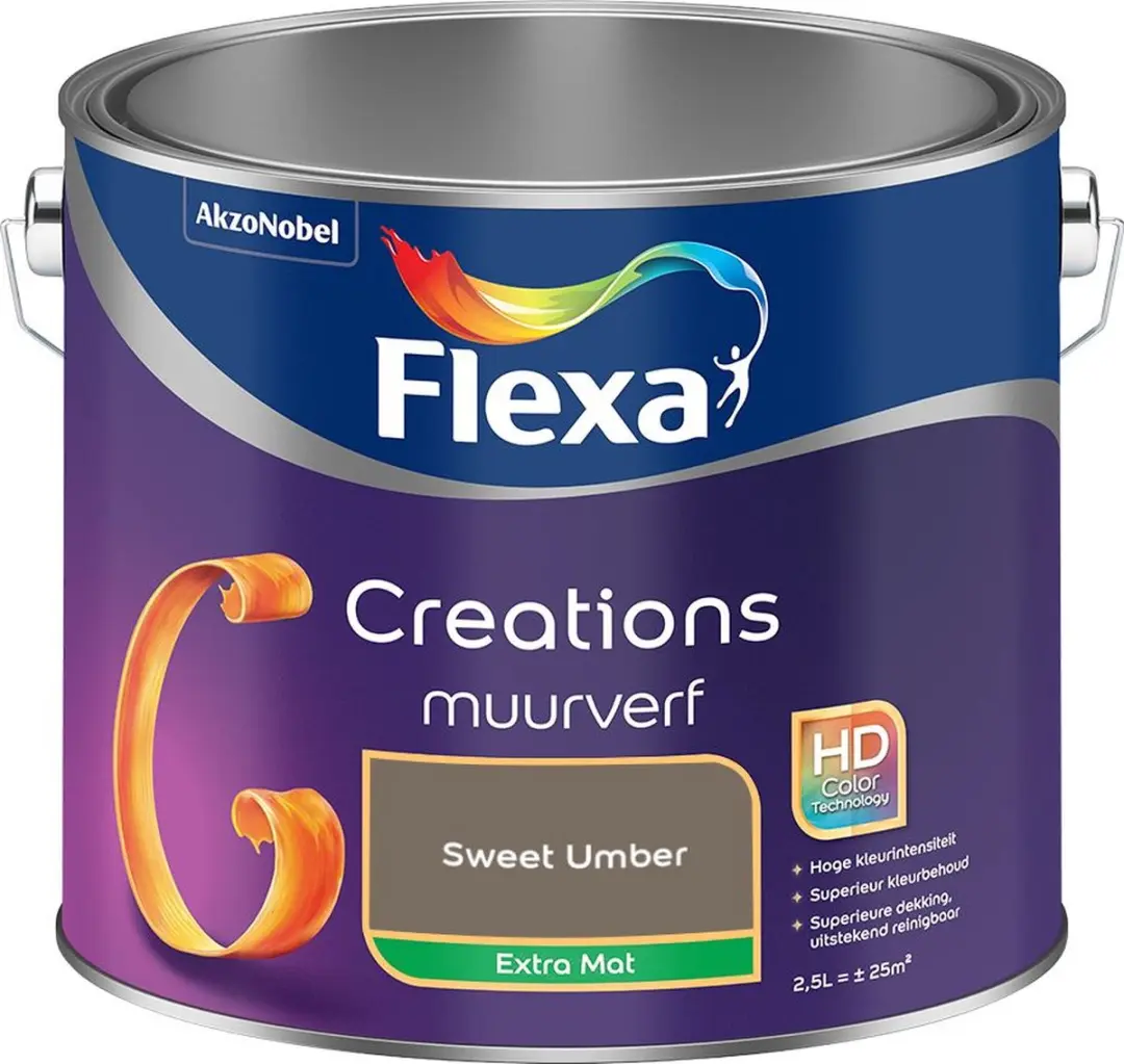 Flexa Creations Muurverf Extra Mat Sweet Umber