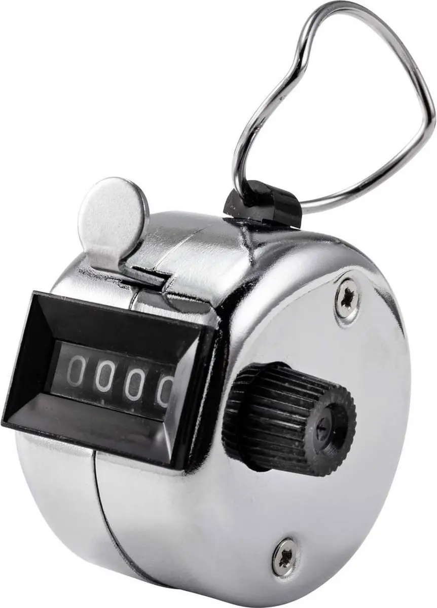 Renkforce RF-TC-100 Mechanische Handteller - 4 standen - Zilver