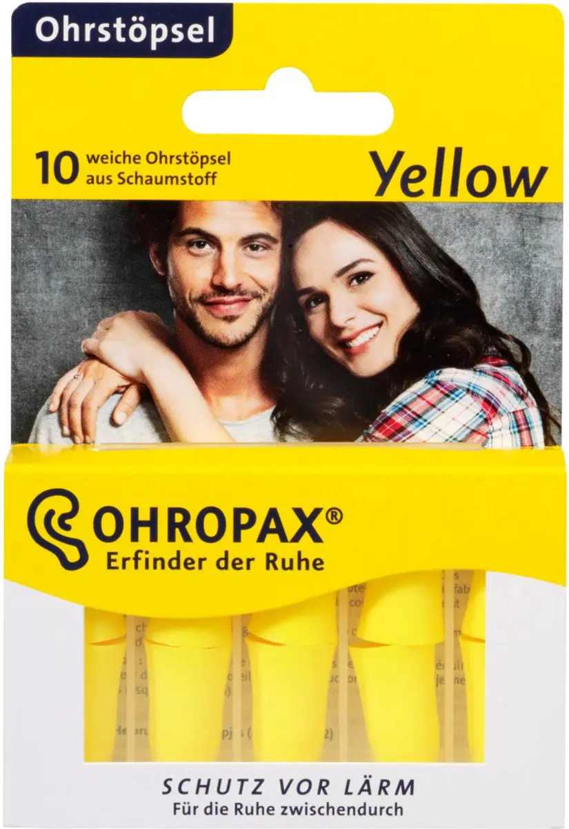 Ohropax Geel Oordoppen Schuim - 10 Stuks
