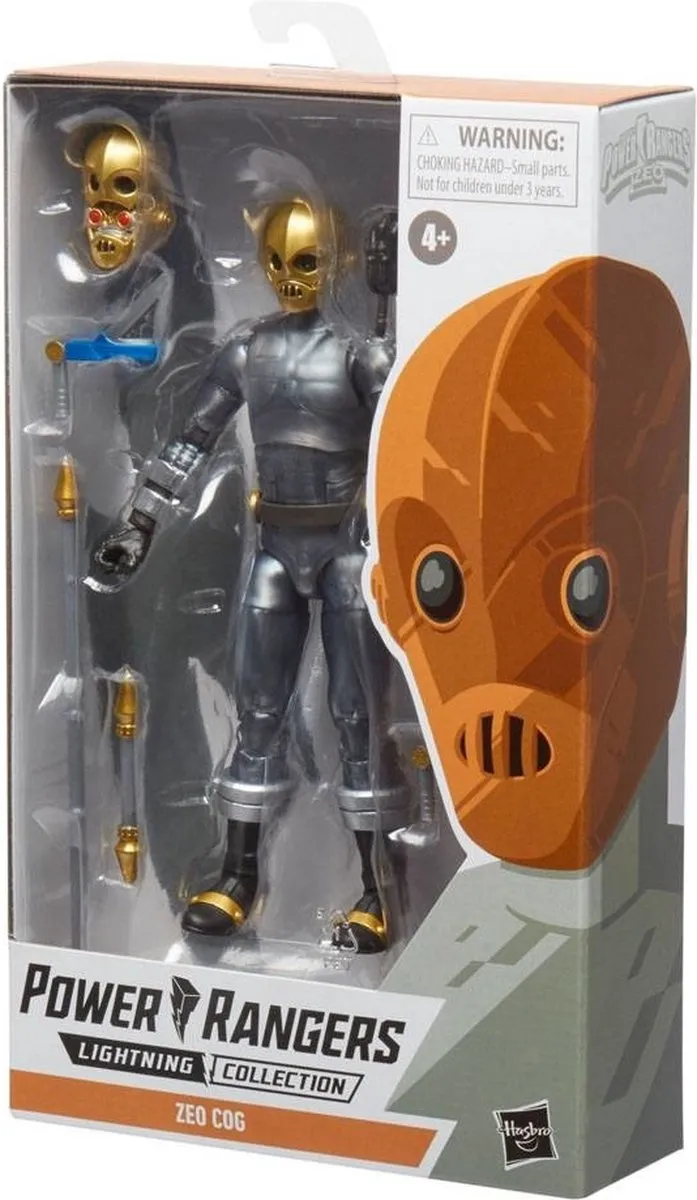 Hasbro Power Rangers Zeo Lightning Collection Cog Actiefiguur 15cm - Multicolor