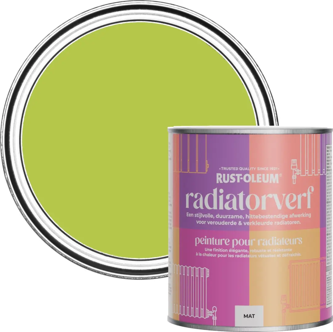 Rust-Oleum Groene Radiatorverf Limoen 750ml
